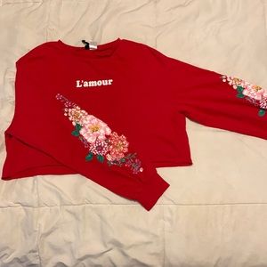 H&M Divided crop top size small